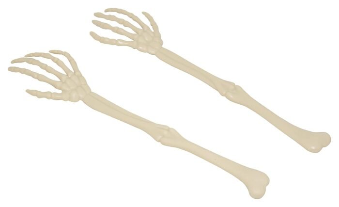 Skeleton Hand Halloween Decor, Skeleton Hands Salad Tongs, Halloween Decoration, Halloween Party Supply - Image 3