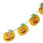 MPS My Party Suppliers Happy Halloween Pumpkin Banner, Halloween Banner Garland, Pumpkin Decoration for Halloween, Halloween Paper Hanging, Halloween Hanging Decoration, halloween banner - Image 2