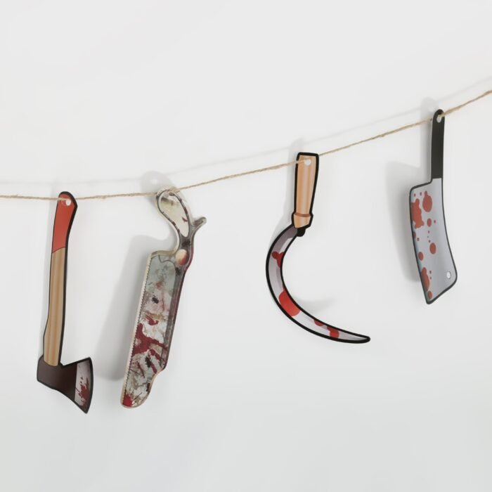 Halloween Party Spooky Hanging Pennant Banner Haunted House Decoration Prop - Image 3