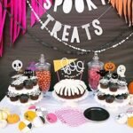 MPS My Party Suppliers Halloween Cupcake Toppers 6pcs Set, Spider Bat Witch Hat Boo Pumpkin ghost Shape Food Picks for Halloween, muffin toppers, Happy Halloween Paper Cupcake Toppers Party Supply - Image 2