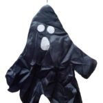 Halloween Hanging Pumpkin Decorations,1pc Halloween Supplies Ghost Ceiling Decorations Haunted Halloween Decor Pumpkin Lantern Halloween Décor, Spooky Mesh Hanging (Black Ghost)