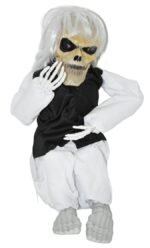 Halloween Horror Props Electric Crying Little Ghost Toy Tricky Scary Crying Bar Decoration Haunted House Party Decoration, Light Music Halloween Decor