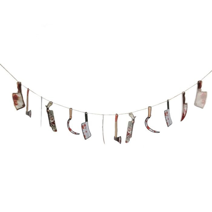 Halloween Party Spooky Hanging Pennant Banner Haunted House Decoration Prop - Image 4