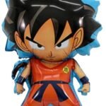 MPS MY PARTY SUPPLIERS® 1pc 48cm*70cm Goku Dragon Ball Z Foil Balloons kit for Birthday Decoration, Superhero Theme Party Item, Balloons for kids, Anime Cartoon Foil Balloon