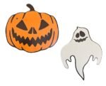 MPS MY PARTY SUPPLIERS® 1pc Halloween pumpkin and ghost flag banner halloween theme paper banner Halloween decoration ideas Halloween trick or treat haunted horror party decoration - Image 6