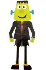 Halloween Frankenstein Hanging Halloween Pendents Haunted House DIY Paper Hanging Decoration Scarf Skeleton, Halloween Decor Hanging for Halloween Decoration, Skeleton Prop for Halloween