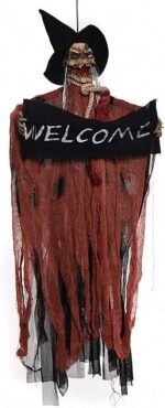 Scary Halloween Decorations Welcome Banner Horror Welcome Hanging Ghost for Halloween Haunted Home Decor Party - Image 5