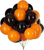 MPS MY PARTY SUPPLIERS® 63pcs hallo ween balloon decoration kit, black and orange balloons for halloween, halloween decorations for home office school indoor and outdoor, festival theme - Image 4