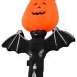 Light Music Pumpkin Sword, Happy Halloween Light Up Jacko Decorative Pumpkin Halloween Props for Great Haunted House Halloween Decoration