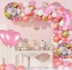 Gamer Birthday GAME ON! Foil Balloons Video Game Theme Birthday Party - Gaming Console Shape Foil Balloon (Gaming Pink Balloons) Party Decoration Balloon - Image 2