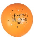 MPS My Party Suppliers Halloween theme Balloons, Set of 6 happy halloween latex balloons, rubber balloons, latex balloons Halloween party decoration, halloween decoration ideas, balloon latex Orange - Image 5