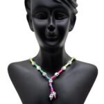 MY PARTY SUPPLIERS Jagmag® Multicolr Halloween Skull Mala Beads,Skull Beads Necklace, Halloween Skull Necklace, Skull Knotted Necklace