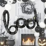 MPS MY PARTY SUPPLIERS® 1pc Boo letter Halloween balloon Halloween theme foil balloons decorations Kids halloween party supplies - Image 2