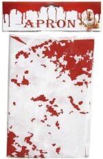Halloween Bloody Apron Scary Blood Splattered Printed Aprons Murder Butcher Unisex Novelty Bib for Horror BBQ Cooking Baking Gardening Party Decoration Prank Props Cosplay Costume Kitchen - Image 2