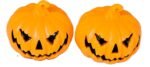 MPS My Party Suppliers Set of 2 Orange Halloween Pumpkin Bulbs, Scary Lamp for Haunted House, Horror Decoration for Garden, Lights - Image 6