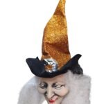 MPS MY PARTY SUPPLIERS® 1pc random Halloween Skeleton Decoration, Halloween Hanging Skull Garland, Skeleton Decor, Halloween Hanging Decor for Home, skull head Props, Multicolor Skull with Hat Garland