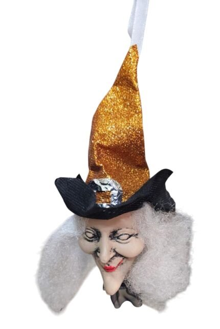 MPS MY PARTY SUPPLIERS® 1pc random Halloween Skeleton Decoration, Halloween Hanging Skull Garland, Skeleton Decor, Halloween Hanging Decor for Home, skull head Props, Multicolor Skull with Hat Garland