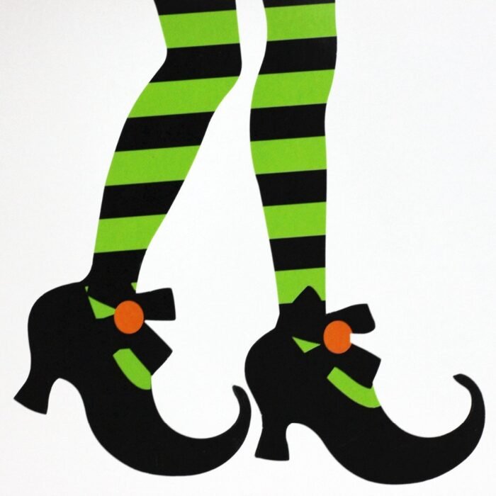 My Party Suppliers Whimsical Halloween Wicked Witch Legs Socks Craft (Assorted_1 Pcs) - Image 3