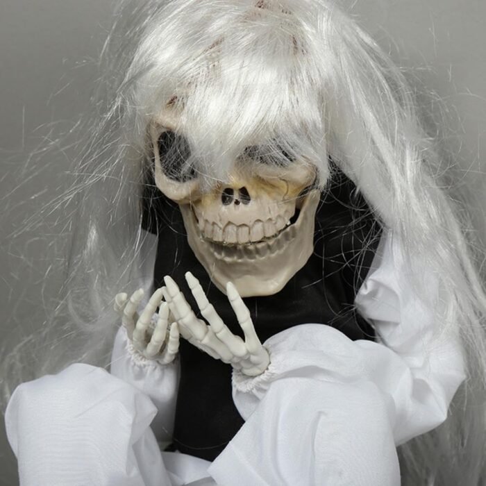 Halloween Horror Props Electric Crying Little Ghost Toy Tricky Scary Crying Bar Decoration Haunted House Party Decoration, Light Music Halloween Decor - Image 2