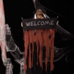 Scary Halloween Decorations Welcome Banner Horror Welcome Hanging Ghost for Halloween Haunted Home Decor Party - Image 6