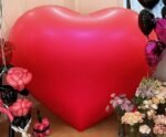 MPS MY PARTY SUPPLIERSĀ® 1pc 63inch Jumbo Heart Shaped Balloon Huge Red Heart Foil Balloons for Valentines Day Engagement Wedding Anniversary Birthday Decoration Love Theme Large heart foil Balloons - Image 5