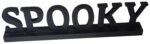 3D Spooky Letters Wooden Sign Halloween Table Decoration, Halloween Theme Party Desktop Ornament
