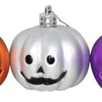 Halloween Metallic Jack O Lantern Tabletop Decor, Halloween Pumpkin Hanging, Halloween Decorations, Halloween Pumpkin Decor