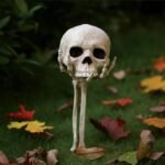 My Party Suppliers Skull in Hand Ground Breaker Lawn Decoration,Halloween Horror Buried Alive Skeleton Skull Ornament Garden Yard Lawn Decoration Festival Prank Crafts Halloween Decoration