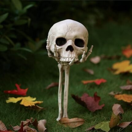 My Party Suppliers Skull in Hand Ground Breaker Lawn Decoration,Halloween Horror Buried Alive Skeleton Skull Ornament Garden Yard Lawn Decoration Festival Prank Crafts Halloween Decoration