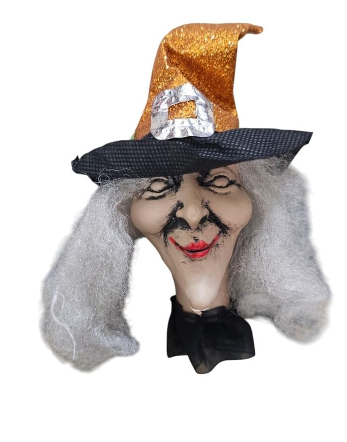 MPS MY PARTY SUPPLIERS® 1pc random Halloween Skeleton Decoration, Halloween Hanging Skull Garland, Skeleton Decor, Halloween Hanging Decor for Home, skull head Props, Multicolor Skull with Hat Garland - Image 2
