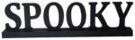 3D Spooky Letters Wooden Sign Halloween Table Decoration, Halloween Theme Party Desktop Ornament - Image 2