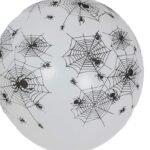 MPS My Party Suppliers Set of 10 Halloween Spider web Print Latex Balloons Decoration, Spider Ghost Party Decoration, Spider balloon, Spider web decor for Halloween, Foil Balloon Decor for Halloween - Image 3