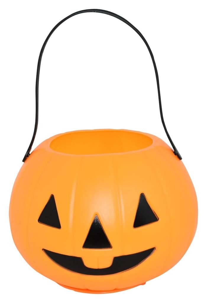 Rotating Music Light Up Trick or Treat Halloween Pumpkin Buckets Large Candy Lantern Basket for Kids Halloween Party Decoration - Image 4