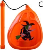 1 pcs Halloween Pumpkin Lantern Portable Pumpkin Led Light Halloween Decoration Bar Party Atmosphere Props for Ghost Party Pumpkin led Light (Random Design) - Image 3