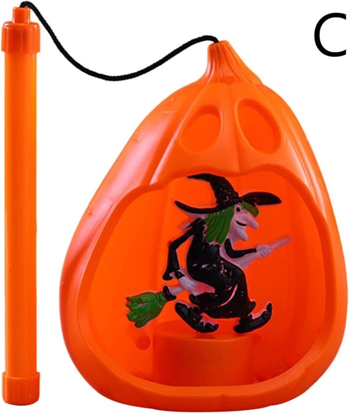 1 pcs Halloween Pumpkin Lantern Portable Pumpkin Led Light Halloween Decoration Bar Party Atmosphere Props for Ghost Party Pumpkin led Light (Random Design) - Image 3