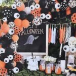 Halloween Balloon Arch Garland Kit |Black, Orange, White, Confetti Balloons | Happy Halloween Decoration Kit Balloons Halloween Party Decoration Photography Background (Set of 86 Pcs balloons)