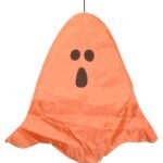 1 pcs Halloween Hanging Pumpkin Decorations,Halloween Supplies Ghost Ceiling Decorations Haunted Halloween Decor Pumpkin Lantern Halloween Décor, Spooky Mesh Hanging 1Pc Orange