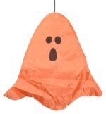 1 pcs Halloween Hanging Pumpkin Decorations,Halloween Supplies Ghost Ceiling Decorations Haunted Halloween Decor Pumpkin Lantern Halloween Décor, Spooky Mesh Hanging 1Pc Orange