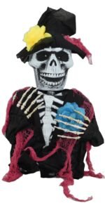 53 * 21 cm Light Up Eyes Skeleton Halloween Grave Breaker Reaper, LED Skeleton Ground Breaker for Halloween Outdoor Home Decor - Light Up Spooky Decorations, Halloween Decorations