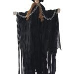 Animated Hanging Grim Reaper Skull Best Halloween Decoration Prop