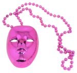 1 pcs Scream Mask Horror Film Charm, Halloween Pendant with Chain, Halloween Prop for Halloween Dress up, Halloween Neckless (Random Color) - Image 5