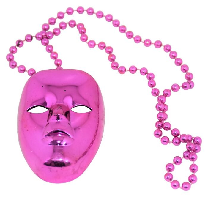 1 pcs Scream Mask Horror Film Charm, Halloween Pendant with Chain, Halloween Prop for Halloween Dress up, Halloween Neckless (Random Color) - Image 5