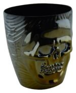 My Party Suppliers 2PCs Holographic 3D Skull Pirate Glass, Rainbow Luster Party Skull Glasses, Bar Decoration Glasses, Halloween Tableware - Image 5