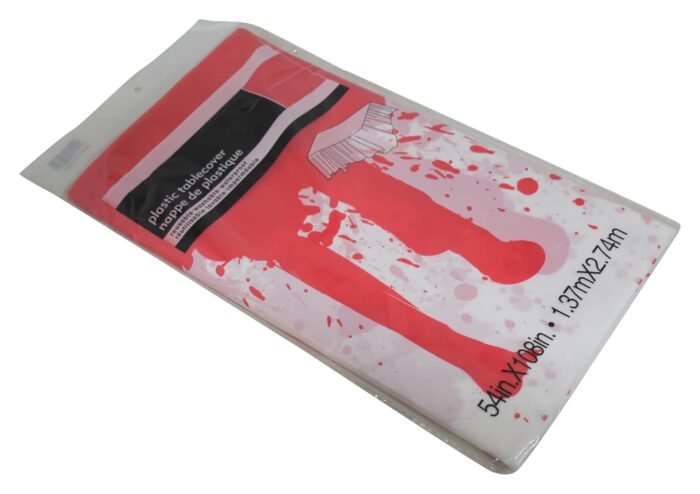 Halloween Tablecloth Halloween Table Cloth Blood Pattern Horror Theme Table Cover Suitable for Halloween Decoration Details - Image 1