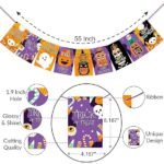 MPS My Party Suppliers 1pc Happy Halloween Bunting Banner, Trick or Treat Banner Garland, Halloween Garland, Halloween Paper Hanging, Halloween Hanging Decoration, Halloween Banner Design Decoration - Image 3