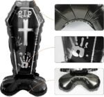 MPS MY PARTY SUPPLIERS® 1pc Self-Standing Tombstone Halloween Foil Balloons Giant Scary Hallo ween Character Ghost, Pumpkin, Skeleton Balloons Halloween Party Floor Decoration ideas - Image 3