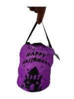 My Party Suppliers Halloween Decoration Halloween Candy Bag / Halloween LED Cloth Lantern / LED Halloween Party Decoration Lantern - Set of 3 - Image 3