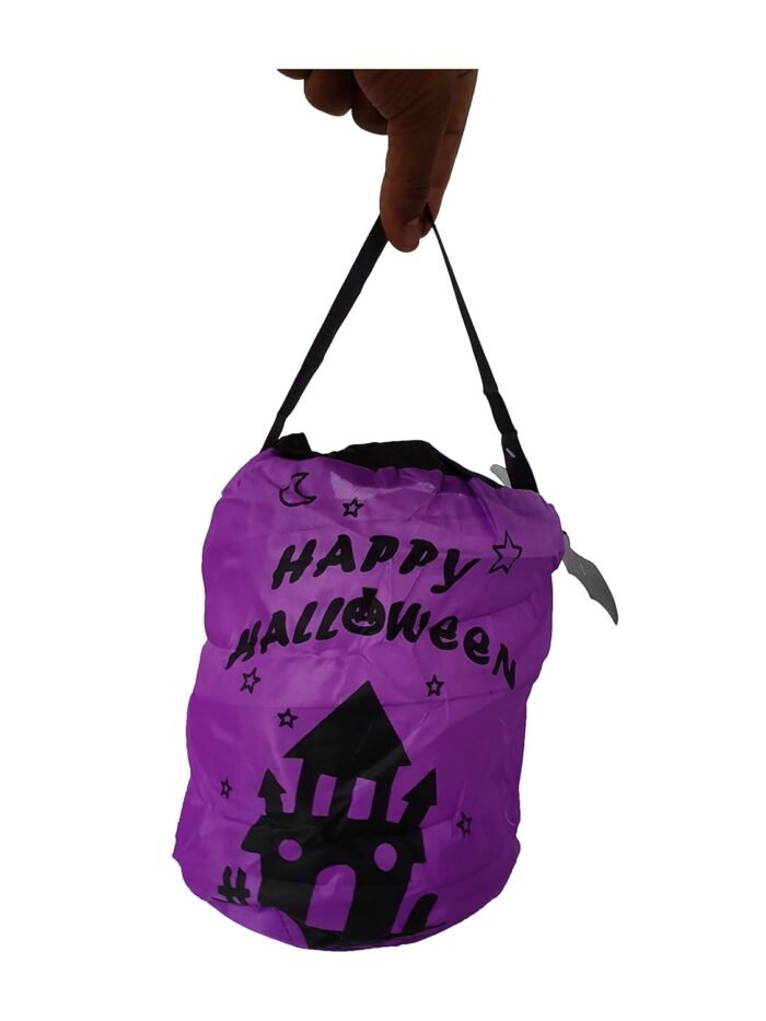 My Party Suppliers Halloween Decoration Halloween Candy Bag / Halloween LED Cloth Lantern / LED Halloween Party Decoration Lantern - Set of 3 - Image 3