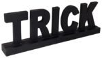3D Trick Letters Wooden Sign Halloween Table Decoration, Halloween Theme Party Desktop Ornament - Image 4