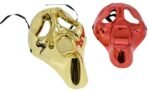 Metallic Full Face Color Face Mask for Halloween, Xmas Party, Birthday Party, Bachelor Party, Adult Party for Men and Women Masquerade Ball Mask (1 pcs) - Image 2